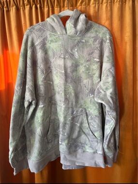 Gray & Green Camo Hoodie